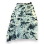 ZARA The Batik Blue Tie Dye Pull-On Midi Skirt Sz M Photo 9