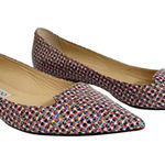 Jimmy Choo Jimmy‎ Choo Attila Patent Pointed Toe Ballet Flat Shoes Multicolor EU 36.5 Photo 0