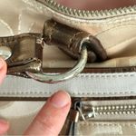 Coach Authentic  Poppy Signature Bag Tote Metallic Gold Cream Pink #H1220-18979 Photo 11