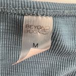 Beyond Yoga  Favorite Lounge Cropped Tank in Blue Horizon Heather Sz M Photo 3