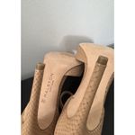 Halston Heritage Women’s Cream Tan Snake Print Stilleto Heels Size 8.5 Photo 6