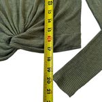 Aerie Green Real Soft Crop Top Women Size XS | 6-44 Photo 6