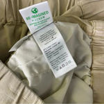 J.Crew  Khaki Wide Leg Pants Women’s Ankle Pull On Astrid Size Large Photo 3