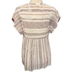 Savanna Jane Embroidered Boho Tunic Top, Floral Embroidery, Tassel Tie, Size M White Size M Photo 2