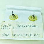 Wedding/Formal/Bridal Rhinestone and Blue Crystal Earrings White Photo 4