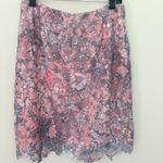 Tahari T Two Piece Peach Orange Lace Skirt Set S Photo 3