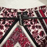 Heart soul Red & Black Handkerchief V Neck Blouse Size Small Photo 1