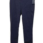 Tommy Hilfiger Polka Dot Leggings Navy Blue and White Women’s Size 6 New Photo 0
