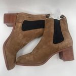 Steve Madden  Rhiannon Boots Size 9 Suede Leather Heeled Pull On Ankle Booties Photo 7