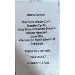 Talbots  Women's Top Ruffle Neck Plaid Rayon Button Long‎ Sleeve Pink/Gray Large Photo 5