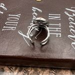 Handmade Tiger’s Eye Oval Ring | Adjustable Boho Stainless Steel Jewelry Photo 2