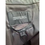 Massimo Dutti ‎ Limited Edition Leather Skirt A Line Midi XS Photo 2