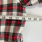 Brooks Brothers  Womens Button Up Shirt 4 Red Fleece Plaid Top Long Sleeve Cotton Photo 3