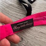Victoria's Secret Victoria’s Secret sexy little thing half cup fringe bra sz L Photo 4