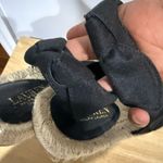 Ralph Lauren Lauren  Brooklynne Espadrille Slingback Wedge Sandals Black Sz 8 B I Photo 4