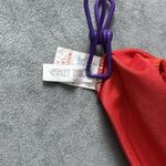 Vintage Ashley Taylor Half Slip Sheer High Slit Wide Lace Red Size Large 30/32 Photo 6