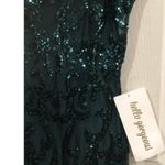 Lovely Day  Dress Green Sequins Mini Lined Formal Celebration Dance Party Photo 1