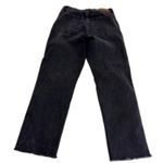 J.Crew POINT SUR Jeans Womens Size 26 Black Shoreditch Denim Cropped Raw Hem Gray Photo 3