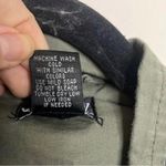 Wet Seal  100% Cotton Green Cargo Utility Hooded Jacket Southwest Patteren Photo 7