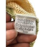 Christopher & Banks Vintage Christopher Banks Chunky Rainbow Patchwork Button Up Cardigan Y2K Sz M Photo 3