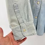 Denim & Supply Ralph Lauren  Chambray Ombre Button Down Shirt XL Blue Photo 4