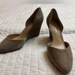 Antonio Melani  Chance Nude Suede D'Orsay Wedges NWOB Photo 0