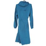 Spiritual Gangster  Natasha Teal Blue Jacket Rain Mac / Trench Coat - Size M -NEW Photo 1