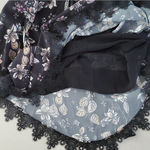 Nicole Miller N/Nicholas Floral Print Knee-Length Lace Insert Mini Dress Size 0 Photo 5