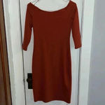 ZaraTrafaluc Rust Off The Shoulder NWT Dress B8 Photo 1
