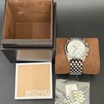 Michael Kors  MK5834 Pressley Chrono Bling Silvertone Stainless Steel 39mm Watch Photo 3