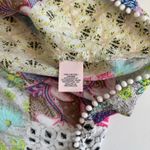 Victoria's Secret  Pink Green Blue Mixed Print Patchwork Swim Cover Up Tunic Small Photo 5