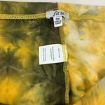 Yellow Black Tie Dye Athletic Cotton Biker Shorts Size 3X Photo 2