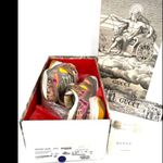 Gucci Ultrapace Ace Snake Leather Distressed Suede 592348 Women Sneakers… Photo 1