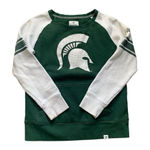 Fanatics  MSU Green and White Sweatshirt S Photo 0