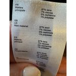 Maje Sweater Women Medium Black Metallic Wool Cashmere Blend Knit Pullover Photo 8