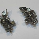 Pretty Light Blue Rhinestone / Silver Tone Clip Photo 7
