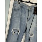 SheIn NWT SXY Light Wash, Distressed Wide-Leg Jeans, XL Photo 1