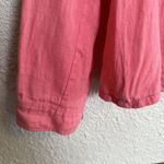 Malvin Hamburg Germany I Love Linen Womens L XL 100% Linen Top Coral Pink Luxery Size L Photo 4