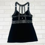 Athleta Black Fitness Tank Top Built In Bra Activewear Workout Top S Photo 7