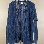 PacSun LA Hearts XS Small Boho Slouchy Acid Wash Knit Long Cardigan Beachy Photo 0