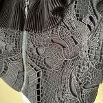 Alice McCALL Black Ruffle Lace Crop Top NWT Photo 9