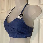 PINK - Victoria's Secret PINK Sport Victoria's Secret Blue Lace Racerback Sports Bra Small NWT Photo 3