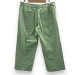 Madewell  The Petite Emmett Wide-Leg Crop Pant in Pistachio Green Sz 33P NEW‎ Photo 5