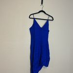 Cushnie for Target Royal Blue Leopard‎ Print Faux Wrap Dress Size 8 slip dress Photo 5