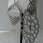 Charter Club MIX IT UP!  Silver Tone Elegant Crystal Dangle Drop Earrings Photo 0