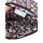 Vera Bradley Plum Petals Mini Quilted Crossbody Purse Purple Floral Card Holder Photo 3