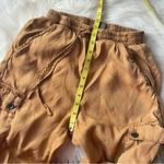 ZARA Lightweight Cargo Pants Pull on Teracotta Tan Photo 6