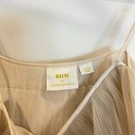 Anthropologie MAEVE by  Tiered Tulle Mini Dress in Taupe Size Large Photo 6