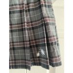 Beetlejuice Womens‎ Small Gray Plaid Mini Skirt Cosplay Academia School Girl Photo 2