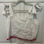Sugar Lips Pompom Linen Tank Photo 0